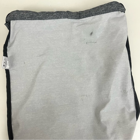 ADIDAS Gray And Black Sack Pack String Bag Sling Gym Bag - Picture 7 of 12